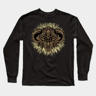 viking bird skull Long Sleeve T-Shirt